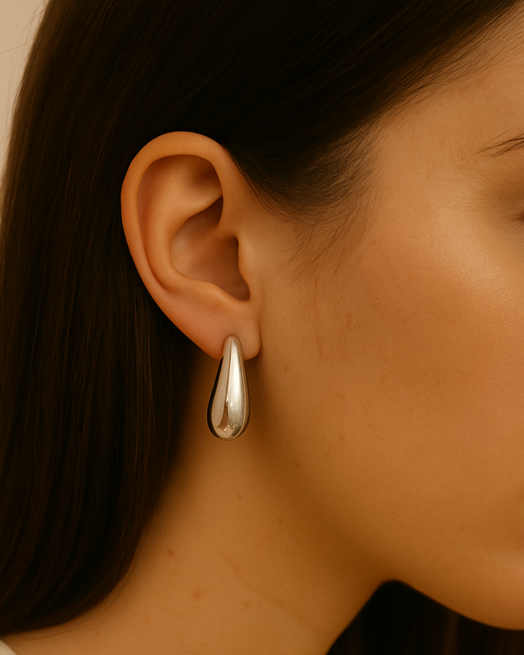 Aretes Brillo en gota