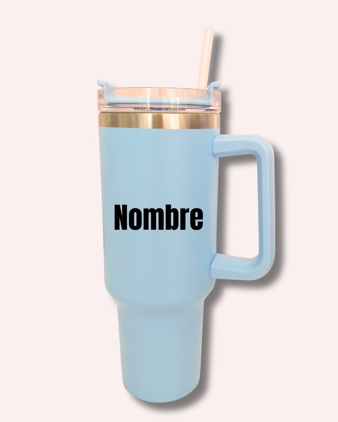 Termo personalizado azul claro
