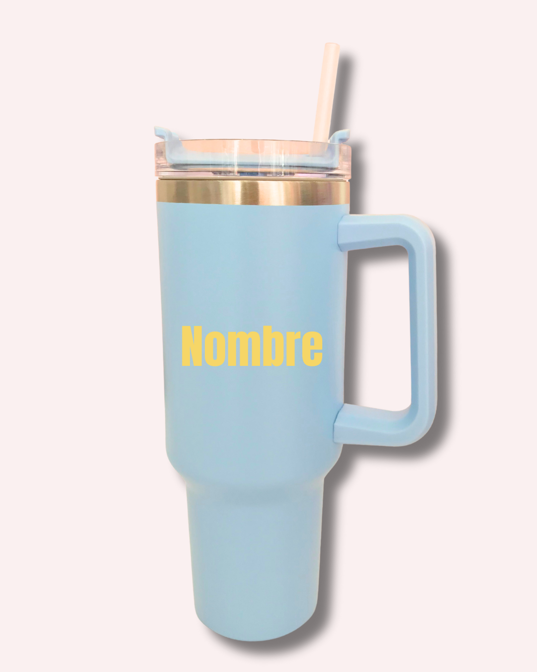 Termo personalizado azul claro