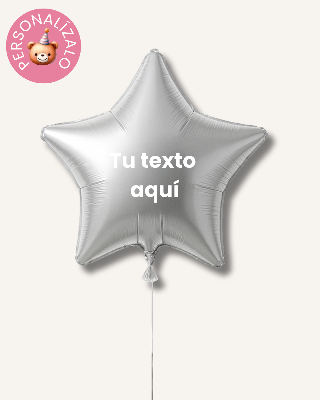 Globo estrella personalizado