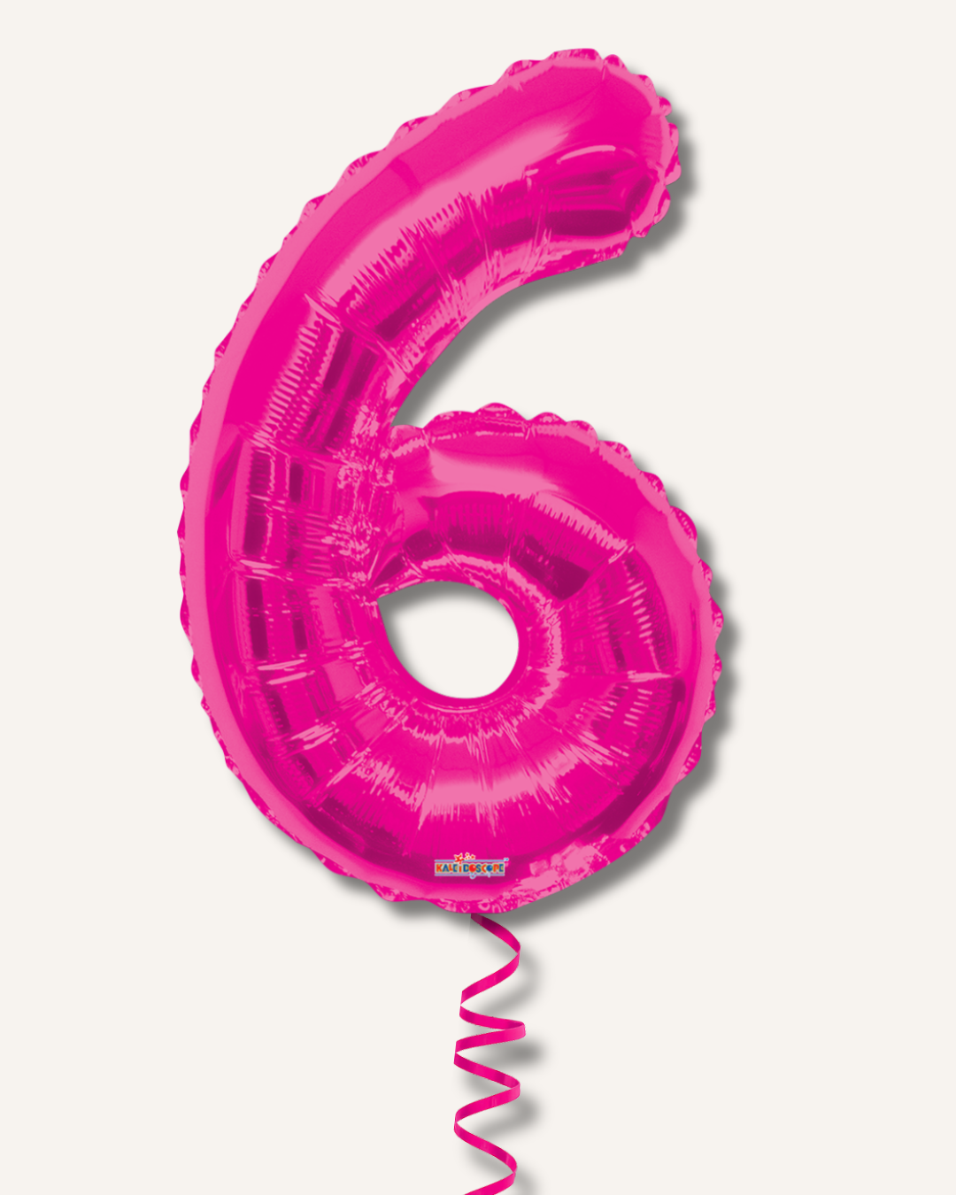 Globo de número rosa