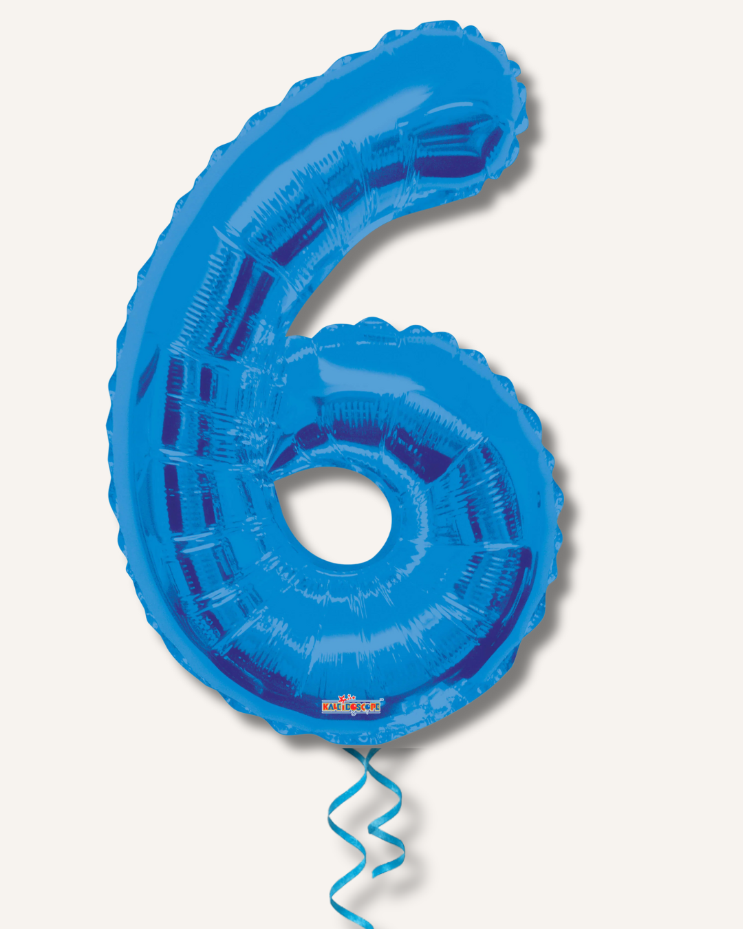 Globo de número azul