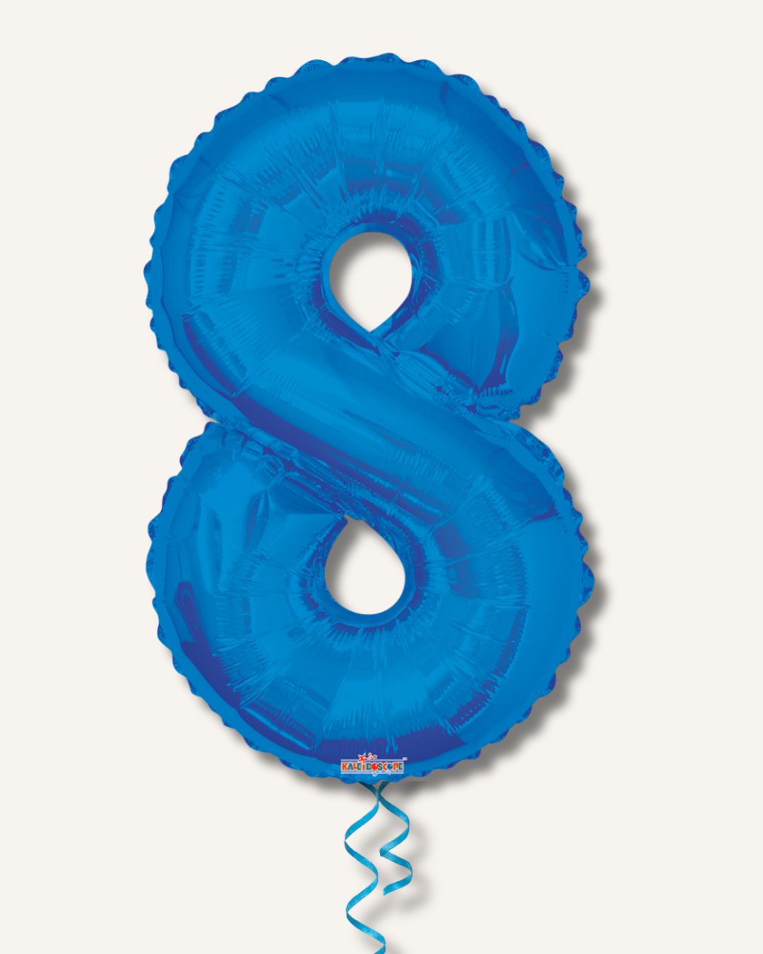 Globo de número azul