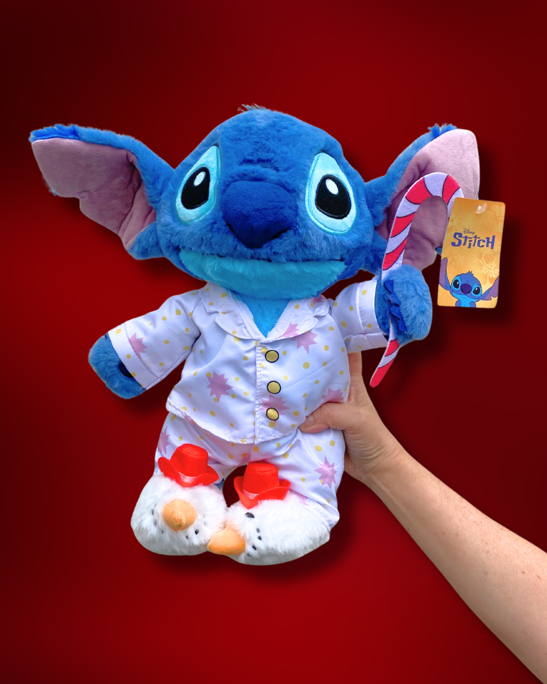 Peluche Stitch navideño