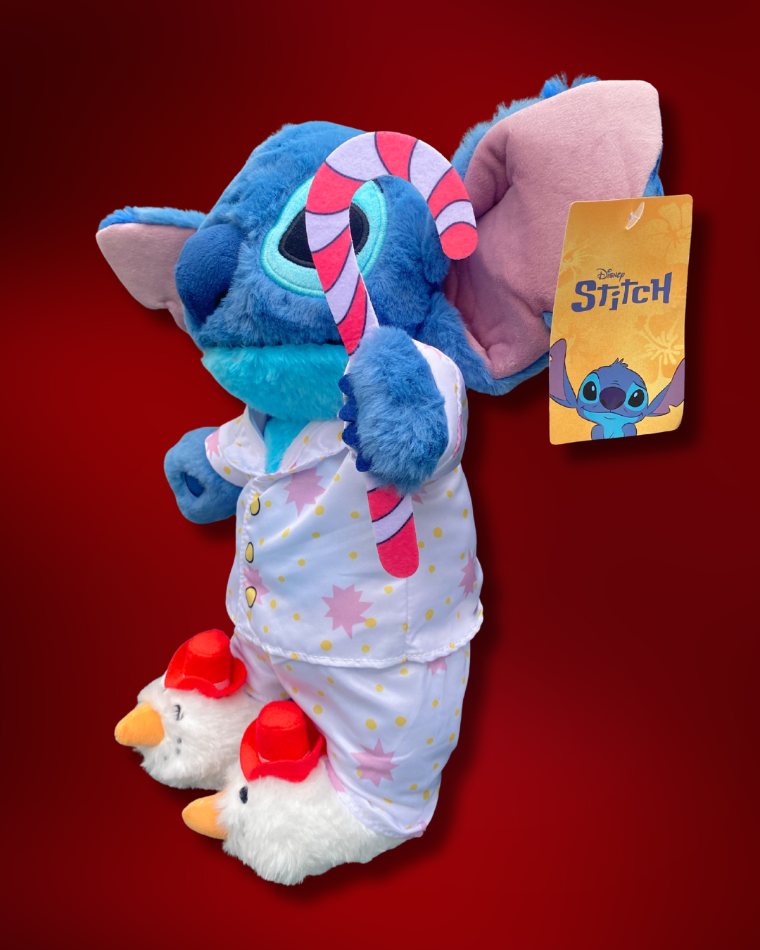 Peluche Stitch navideño