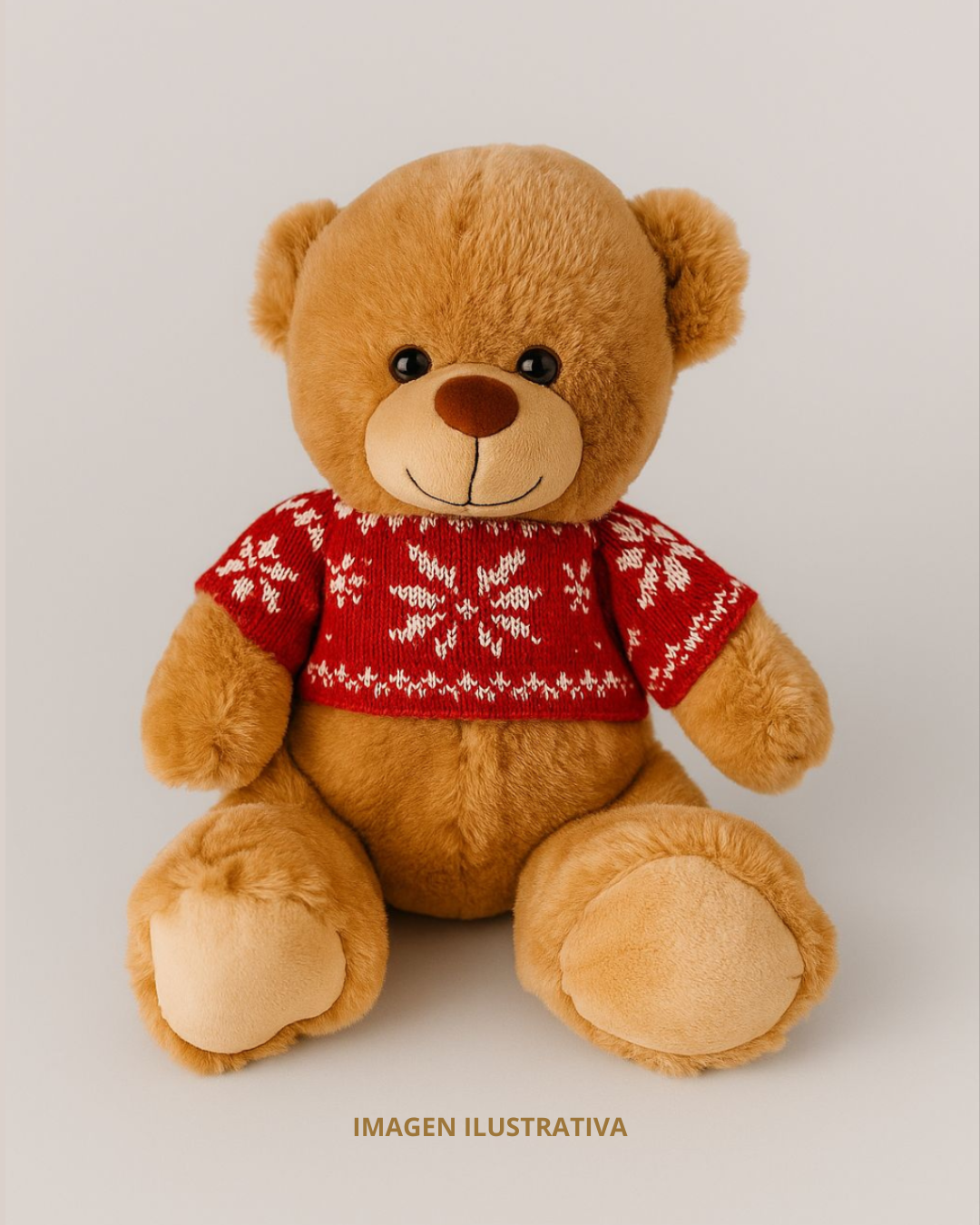 Suéter navideño rojo