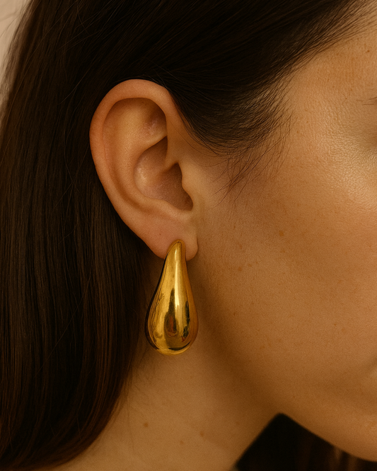 Aretes Brillo en gota