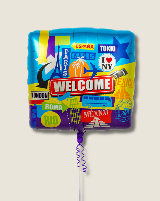 Globo "Welcome"