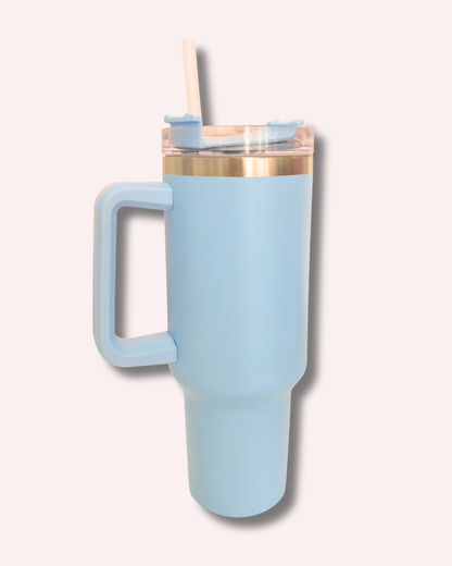 Termo personalizado azul claro