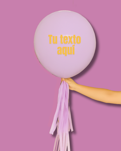 Globo burbuja lila