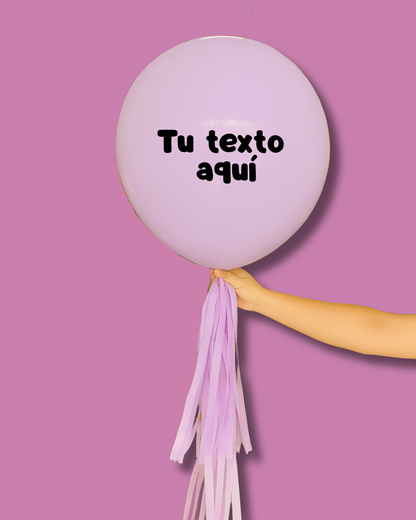 Globo burbuja lila