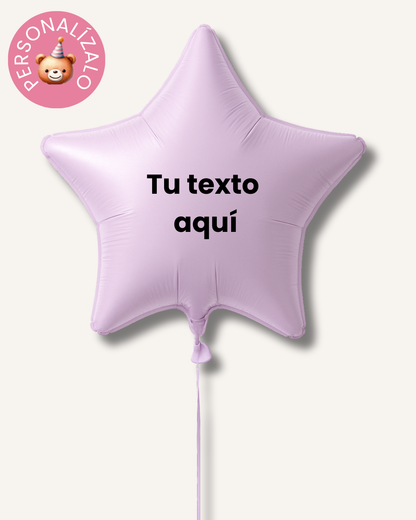 Globo estrella personalizado