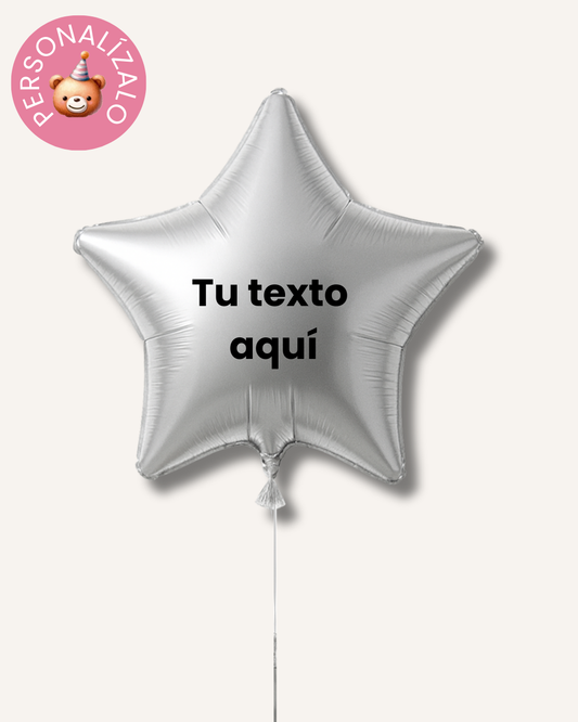 Globo estrella personalizado
