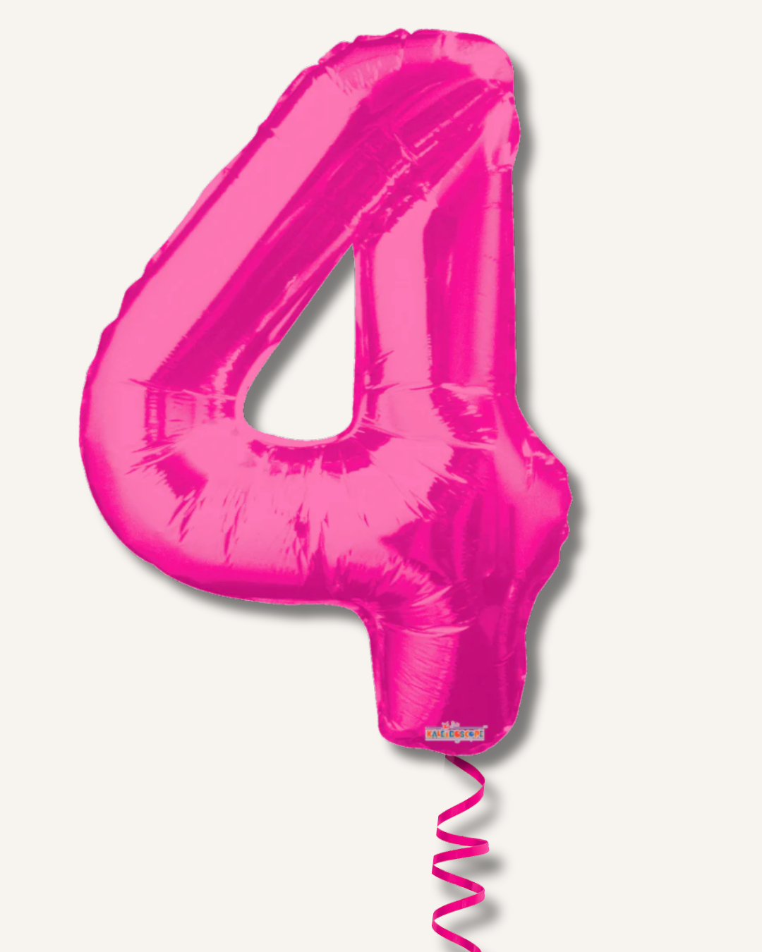 Globo de número rosa