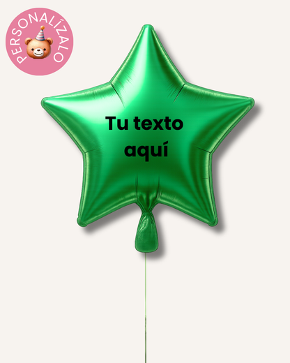 Globo estrella personalizado
