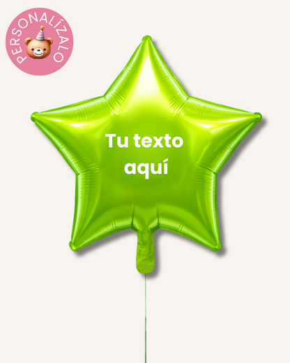 Globo estrella personalizado