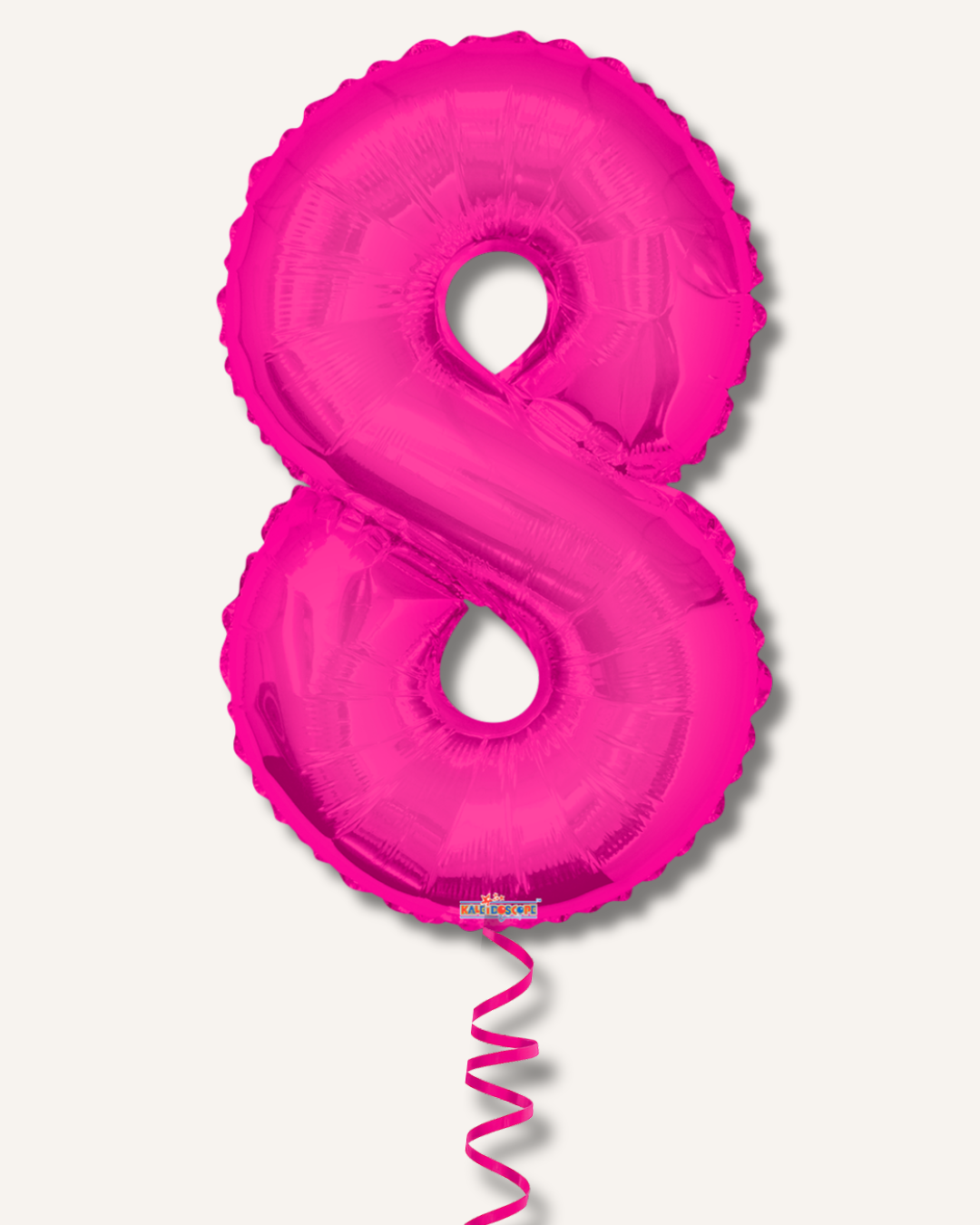Globo de número rosa
