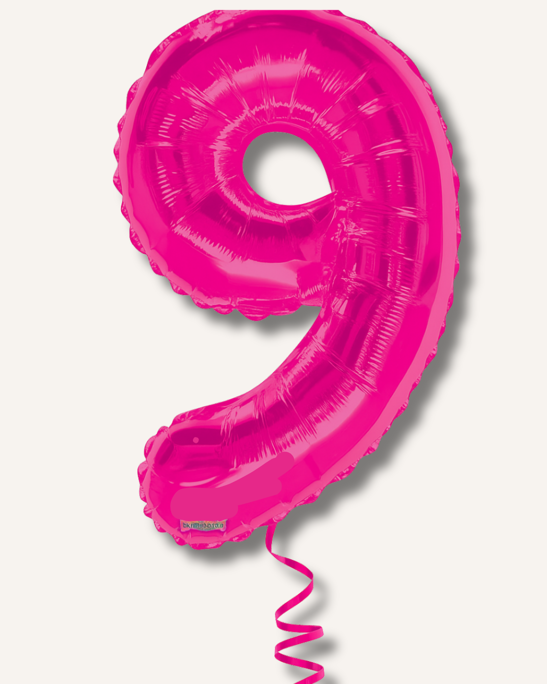 Globo de número rosa