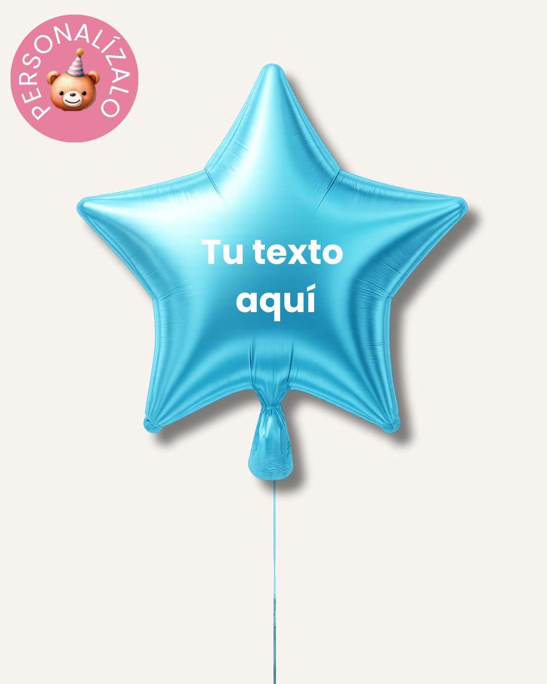 Globo estrella personalizado