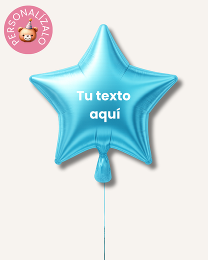 Globo estrella personalizado