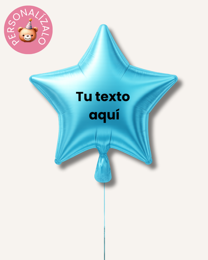 Globo estrella personalizado