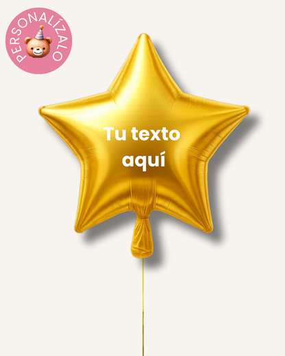 Globo estrella personalizado