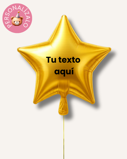 Globo estrella personalizado