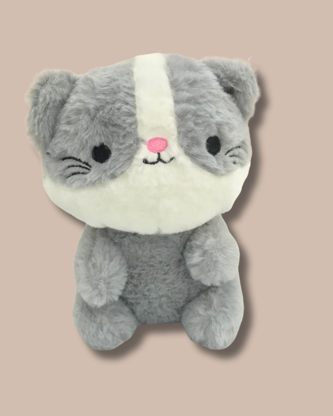 Peluche gatito gris