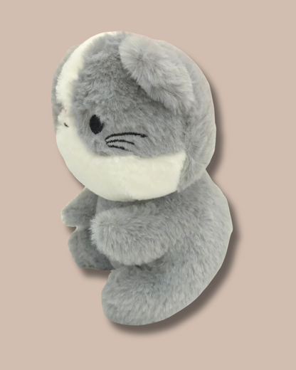 Peluche gatito gris