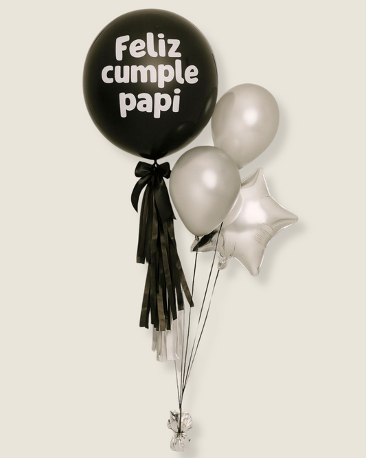 Globos "Feliz cumple papi"