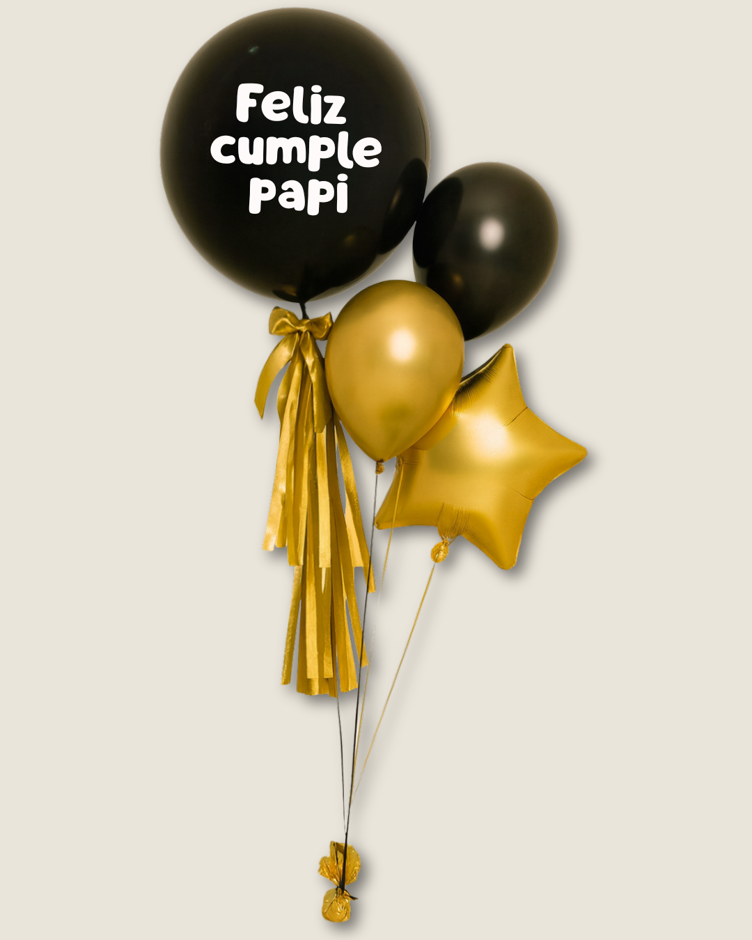 Globos "Feliz cumple papi"